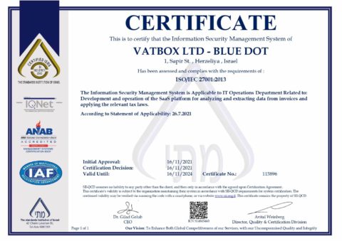ISO Certification: Blue dot’s Ongoing Commitment to IT Security