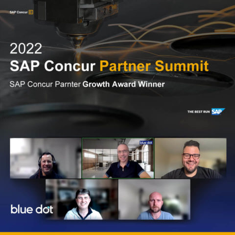Blue dot Receives SAP Concur Growth & Innovation Award
